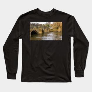 Bridge over the River Wye, Bakewell Long Sleeve T-Shirt